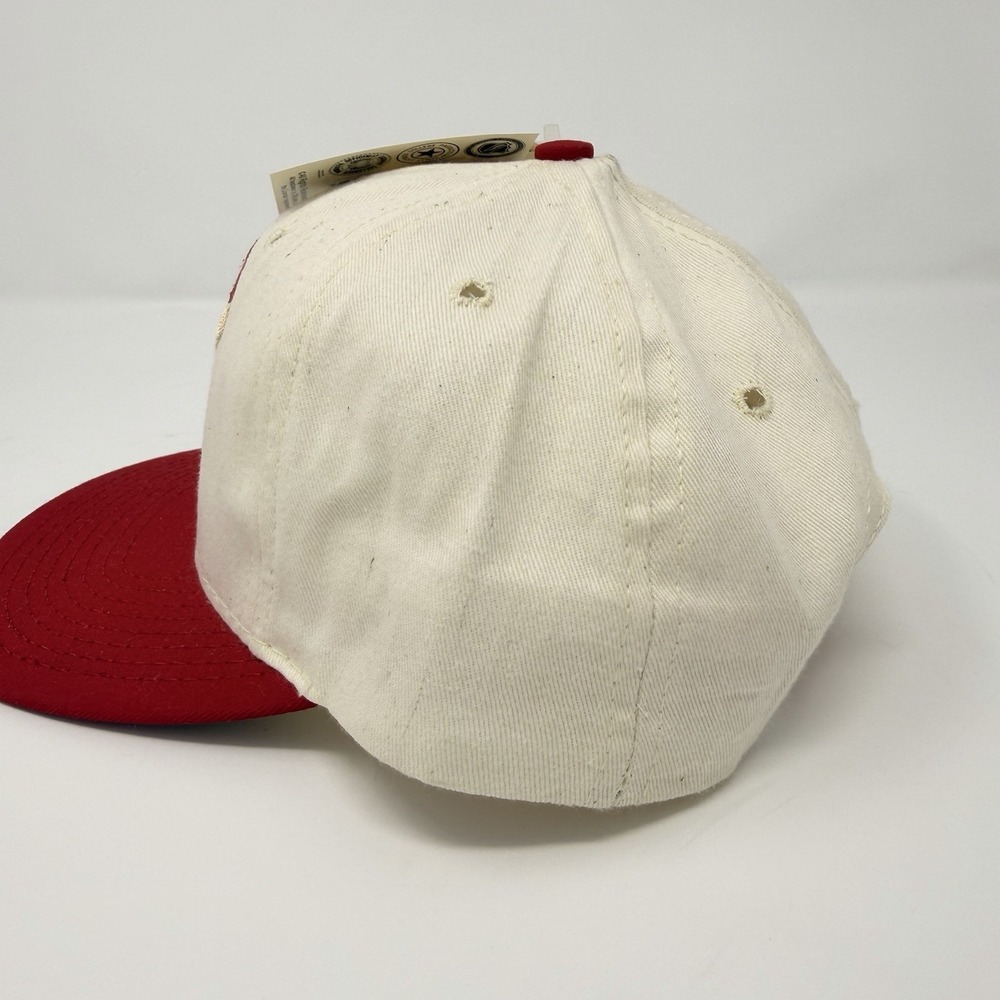 Vintage 1991 Cincinnati Reds‎ Snapback Hat The Game Cream Red NWT Limited - Picture 11 of 16